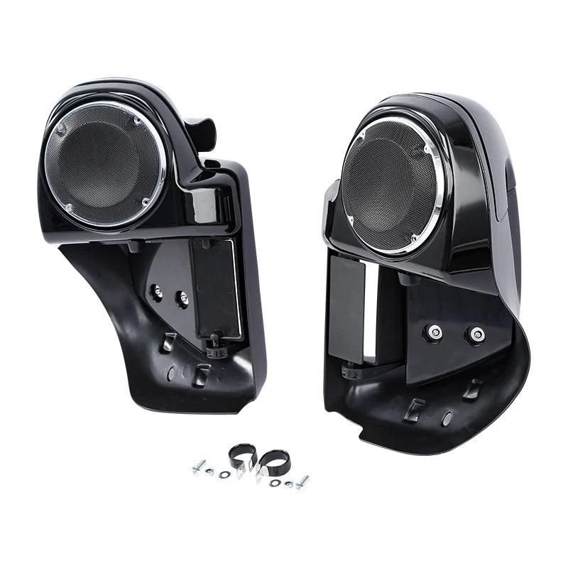 Harley Touring & Road King 2014-2022 Motorcycle Lower Vented Leg 6.5" Speaker Pod Crash Bar - Newer-Adventures