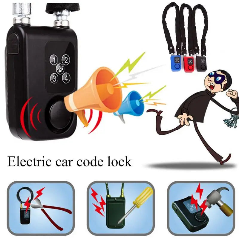 Bicycle Lock with Security Alarm