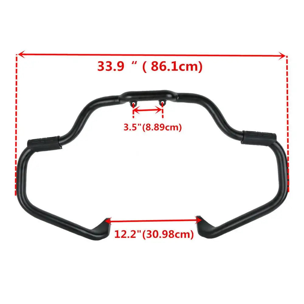 Indian Chief Classic Chieftain 2014-2020 Dark Horse Motorcycle Mustache Engine Guard Crash Bar - Newer-Adventures