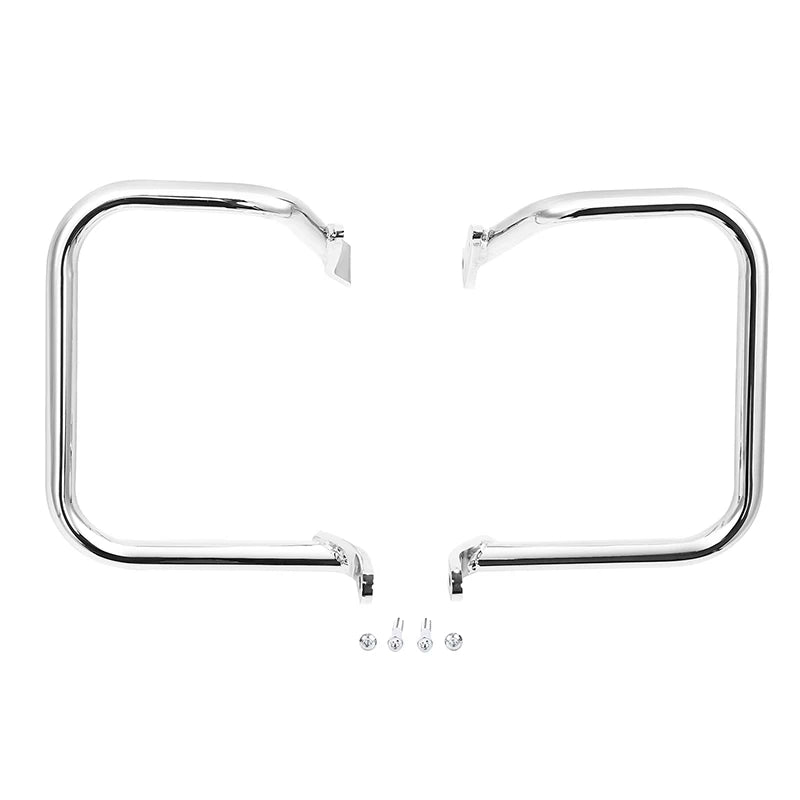 Harley Heritage Softail Classic FLST FLSTC 00-17 FXST FXSTB 00-05/00-17 Motorcycle Rear Saddlebags Guard Rails Crash Bar - Newer-Adventures