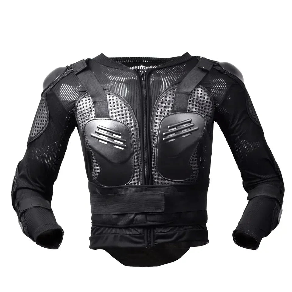 Motorcycle/Motocross Protective Armor Gear Jacket Full Body Armor Cloth W/Turtle Back Protection - Newer-Adventures